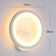 Arvella LED Wandleuchte rund mit Acrylabdeckung