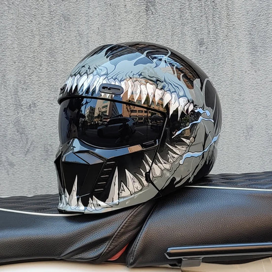 Valtrex Unisex Motorradhelm mit Visier