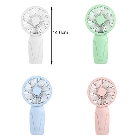 USB Wiederaufladbarer Mini Handventilator mit 3 Geschwindigkeiten – BreezeGo