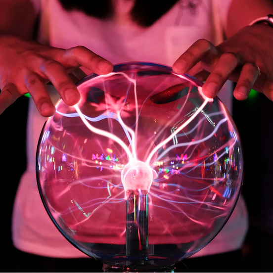 LumiSphere Plasma-Lampe – LED Tischlampe mit Plasmakugel-Effekt