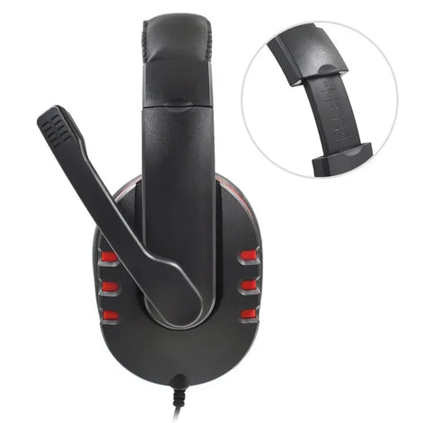 Gamevox Kabelgebundenes Gaming Headset mit Mikrofon und 3,5 mm Anschluss
