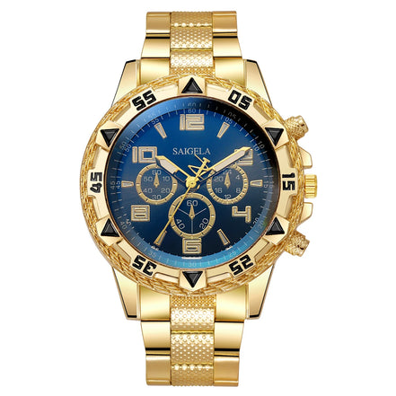 Steelmark Classic Watch – Quarz-Armbanduhr mit Edelstahlarmband