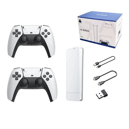Minivo Spielstick – Kompakte Retro-Spielkonsole mit 2,4G-Controllern und HDMI-Stick