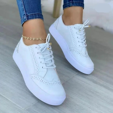 Alveria Damen Sneaker mit Schnürung