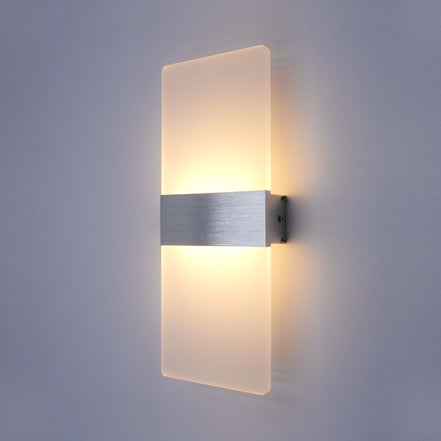 Liravon LED Wandleuchte Aluminium Acryl Innenwandlampe