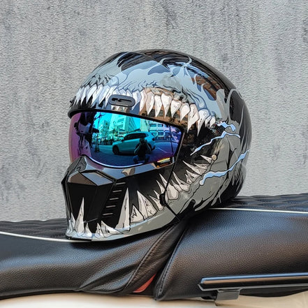 Valtrex Unisex Motorradhelm mit Visier