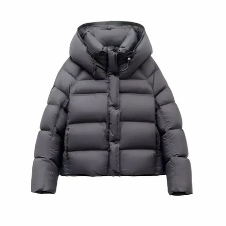 Larine Kurzjacke für Damen – Gefütterte Kapuzenjacke für Herbst und Winter