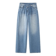 Damen Wide-Leg-Jeans mit hoher Taille und lockerer Passform – Lunessa