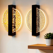 Arvion LED Wandleuchte mit Acrylkörper und indirekter Lichtverteilung