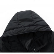 Herren Winter-Steppjacke mit Kapuze – Nordven