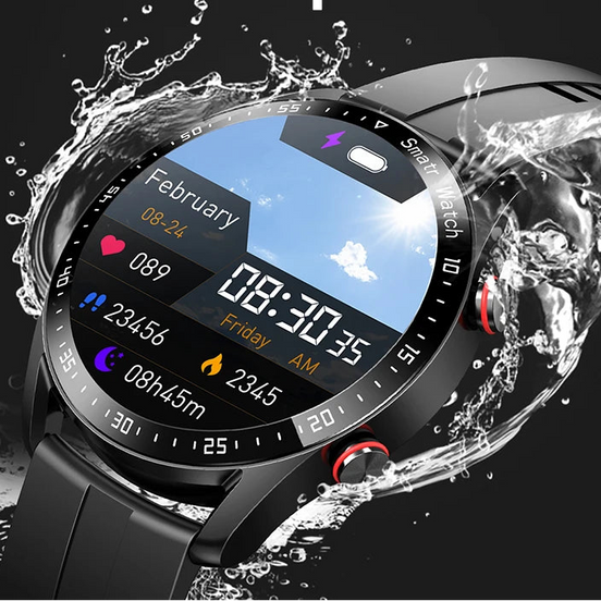 Rundes Smartwatch mit Bluetooth-Telefonfunktion