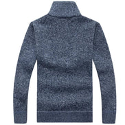 Rovelin Strickpullover mit halbem Reißverschluss und schmaler Passform