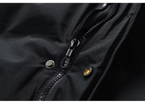 Herren Winter-Steppjacke mit Kapuze – Nordven