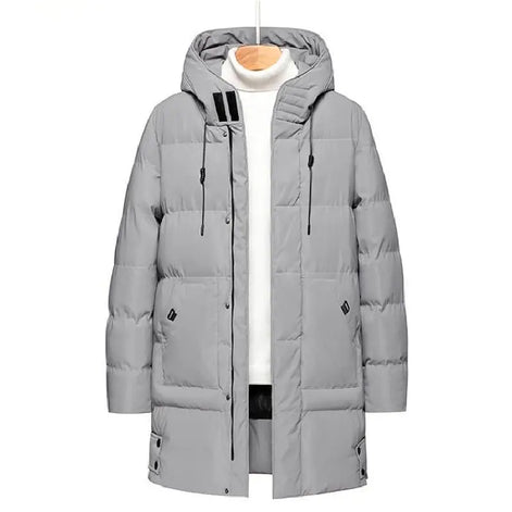 Herren Winter-Steppjacke mit Kapuze – Nordven