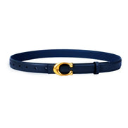 Velmira Damen Gürtel PU Leder Schmaler Jeans Gürtel