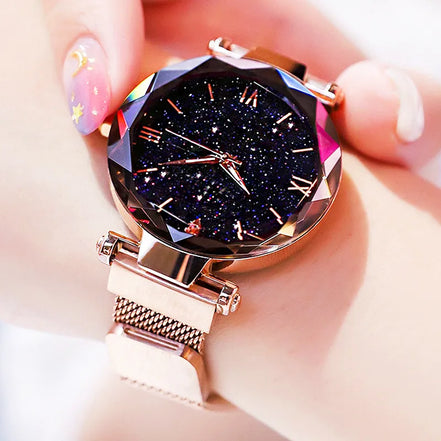 Velara Damenarmbanduhr – Uhr mit Sternenhimmel-inspiriertem Zifferblatt