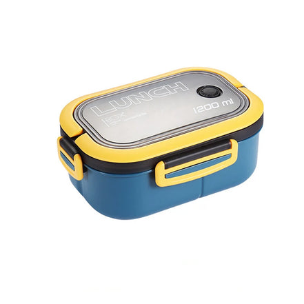 Layera Doppelstock-Lunchbox mit Besteck