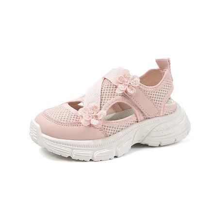 Sunelle Mädchen Sandalen mit Klettverschluss und rutschhemmender Sohle