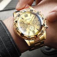 Steelmark Classic Watch – Quarz-Armbanduhr mit Edelstahlarmband