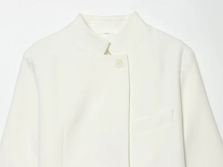 Damen Cropped Blazer mit Kurzarm – Alvéra