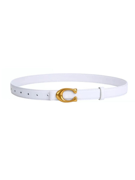 Velmira Damen Gürtel PU Leder Schmaler Jeans Gürtel