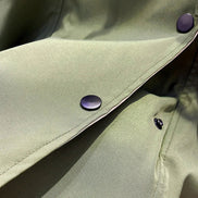 Calviro Trenchcoat mit Kapuze und Knopfverschluss in langer Passform für Alltag und Freizeit