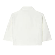 Damen Cropped Blazer mit Kurzarm – Alvéra