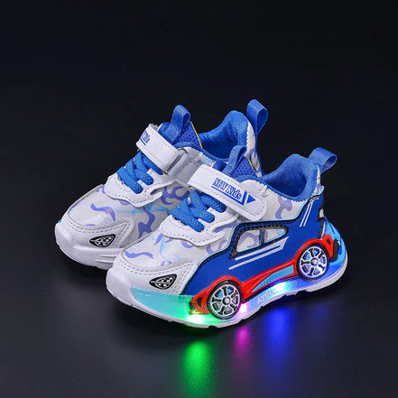 SparkWalk Kinder LED Sneakers mit Klettverschluss