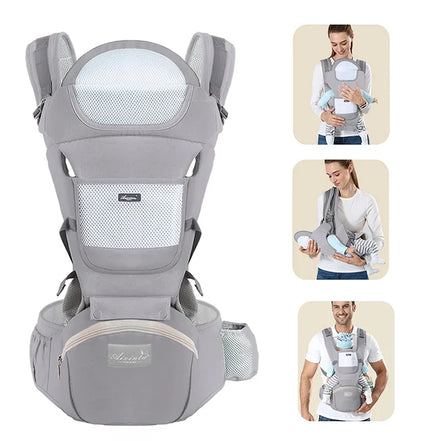 Babytrage mit mehreren Tragepositionen bis 20 kg