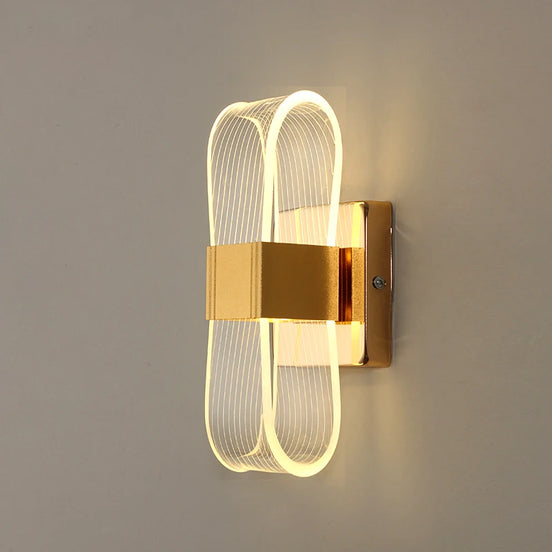 Aurevion LED Wandleuchte mit Acrylschirm