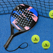 Carvion Padel Schläger mit Carbon-Oberfläche und EVA-Kern – Sport Schläger