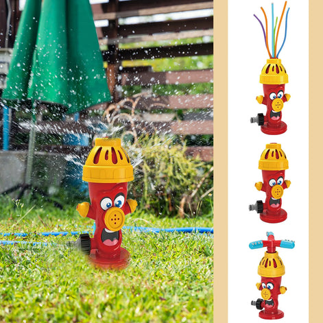 AquaRocket Wassersprinkler Spielzeug mit Raketen-Design für Garten und Sommer