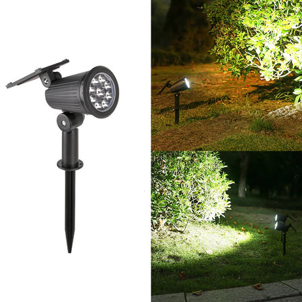 Luminara LED Solar Gartenstrahler mit Erdspieß und Farbmodus
