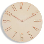 Simplaro Wandquarzuhr – Runde geräuscharme Uhr (30 cm)