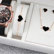 Varela Schmuckset – Set mit analoger Quarzuhr und variierendem Zubehör