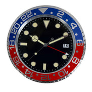 Ferano Wanduhr aus Metall – Modernes Design mit Leuchteffekt