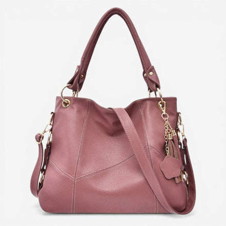 Velmora Schultertasche – Umhängetasche mit verstellbarem Riemen und mehreren Reißverschlussfächern