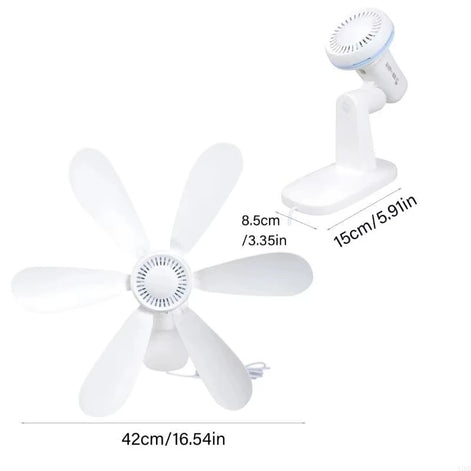 USB-Wandventilator mit Fernbedienung und Timer – AeroLinea