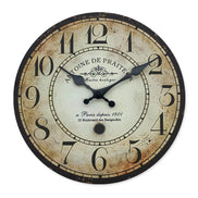 Parisio Wanduhr – Runde Holz-Uhr mit Quartzwerk (verschiedene Größen)