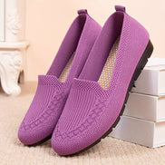 Velmira Damen Slip-On Loafer mit rutschfester Gummisohle