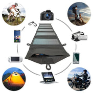 Faltbares Solarladegerät mit USB-Anschluss – Solvex
