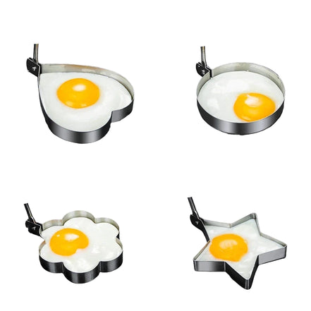 Formiro Bratring-Set – Edelstahlformen für Eier und Pfannkuchen