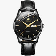 Ravello Herren Armbanduhr mit Lederarmband und Quarzwerk