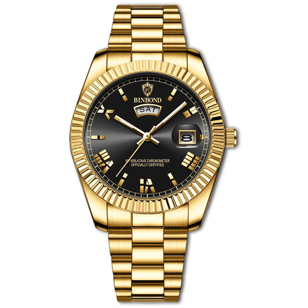 Arvento Herren Armbanduhr mit Edelstahlarmband und Datumsanzeige