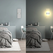 Liravon LED Wandleuchte Aluminium Acryl Innenwandlampe