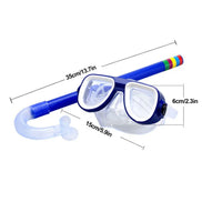 Aqualino Kinder Schnorchelset mit Taucherbrille und Schnorchel