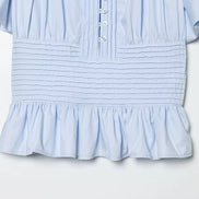 Liora Damen Bluse mit Volantärmeln