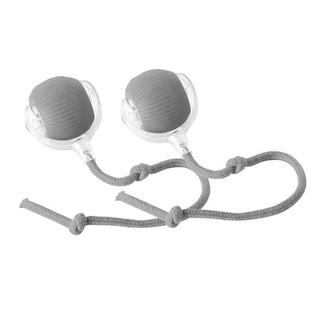 Interaktiver Katzen-Spielball – Weiches Plüschspielzeug für aktives Spielen