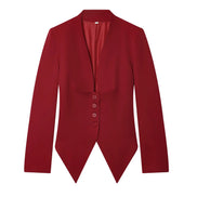Élise Damen Blazer mit Schleifendetail und Einreihigem Verschluss