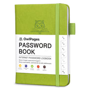 Securelia Passwortbuch mit alphabetischen Registern und Hardcover